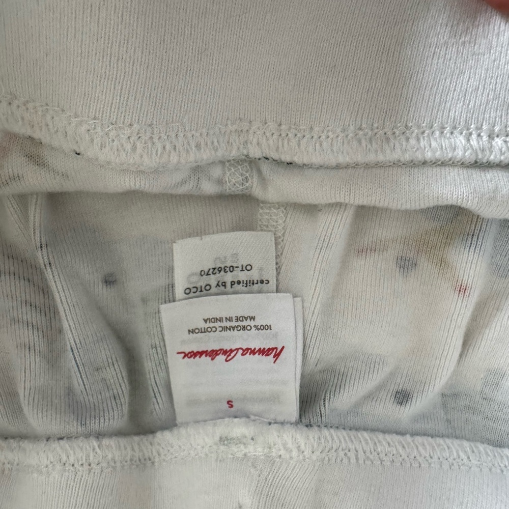 Hanna Andersson Blue, Green & Red Ski Print Ladies Pajama Set - Picture 3 of 3
